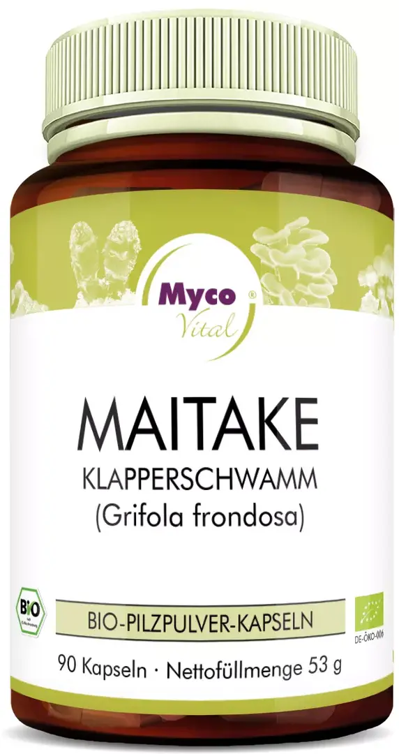 Maitake Bio-Pilzpulver-Kapseln 90 Kps